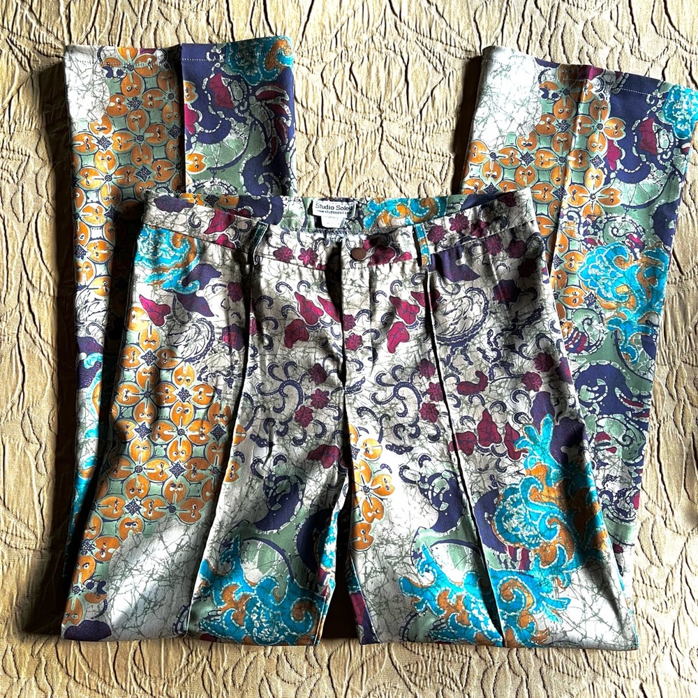 🌻 STUDIO SOLEIL PATTERN PANTS